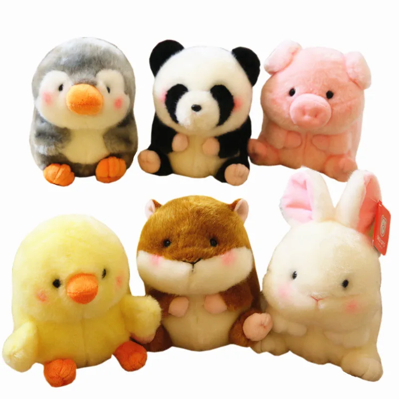 Cute Simulation Piggy Penguin Panda Animal Plush Toy Doll Mini Ornament Girl Heart Doll Doll