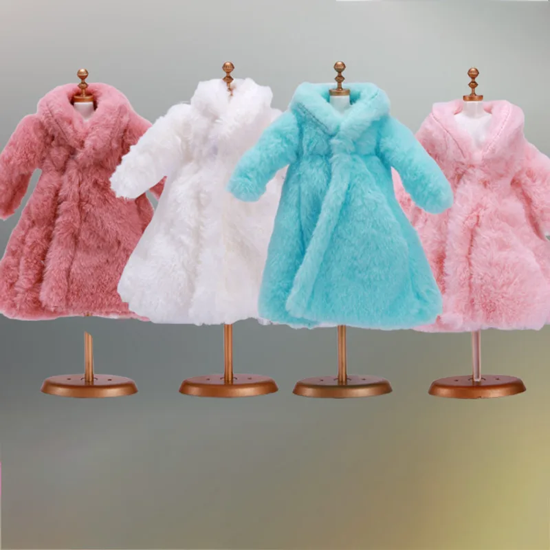 Doll Plush Coat Fashion Skirt Princess Costume Dress