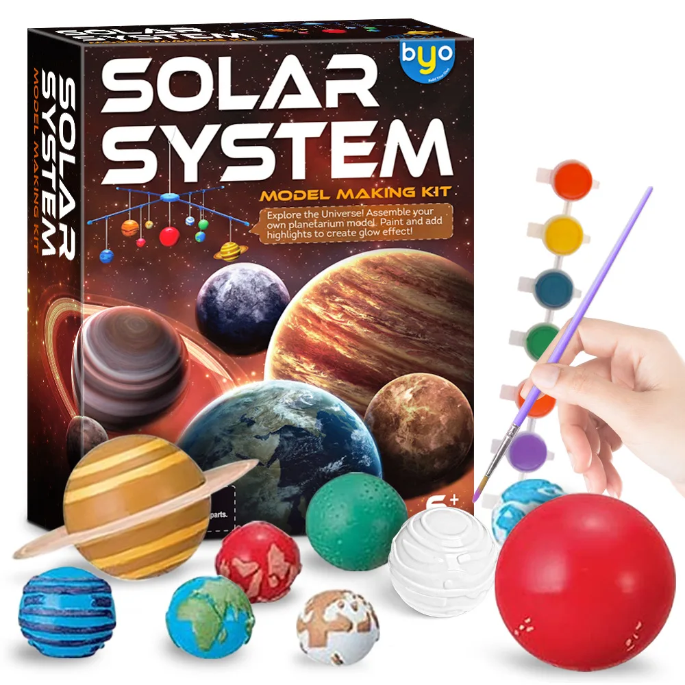 Hand Painted Sun Model Toy Set