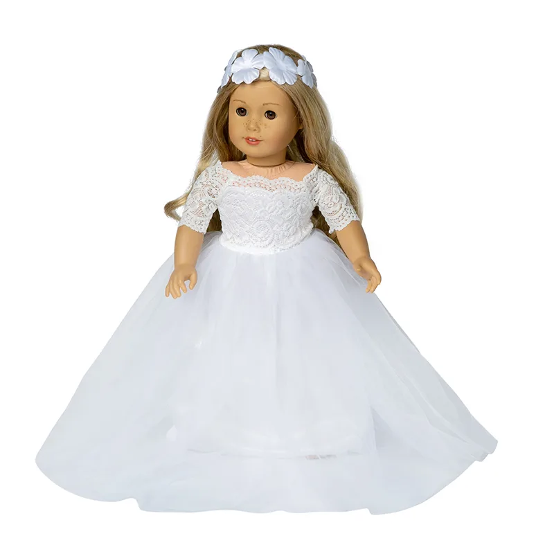 American Girl Doll Quilted Jacket Coat Autumn And Winter Warm Clothes Wedding Dress