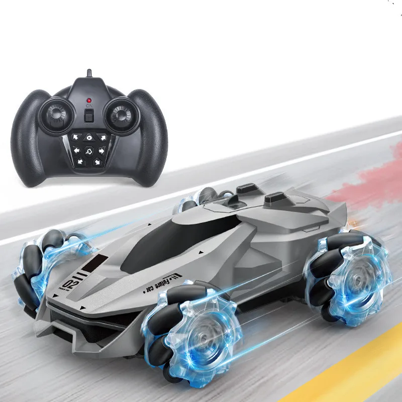 Simulation Spray Four Wheel Lateral Drift 2.4g Remote Control Stunt Car With Lights