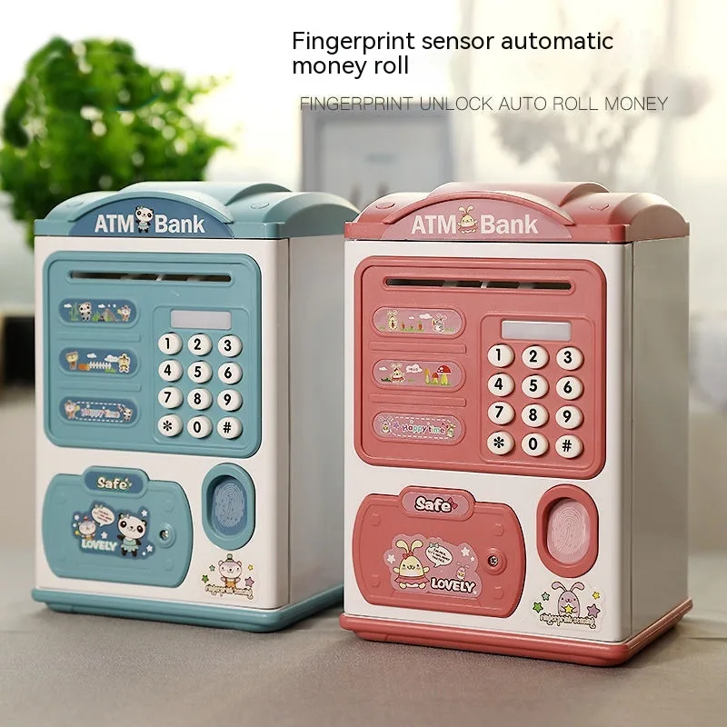 Children's Savings Bank Electric Sound And Light Fun Intelligent Automatic Money Changer