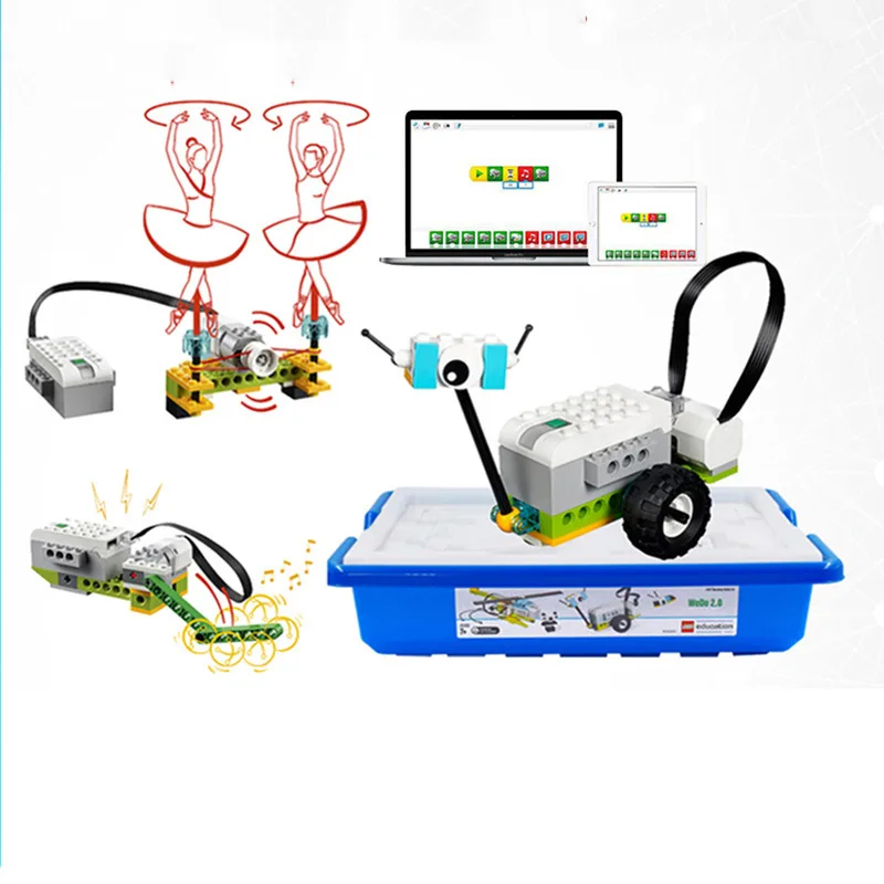 Mechanical Programming Teaching Aids Maker Robot Small Particle Building Blocks