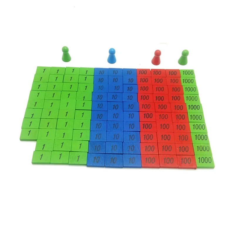 Early Education Educational Wooden Toys Digital Teaching Aids