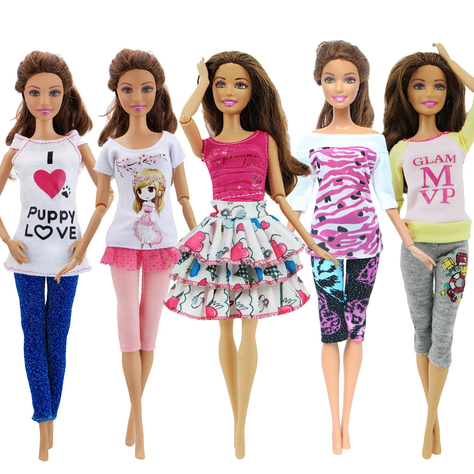 Doll Clothes Tops Pants Fashion And Casual Suit