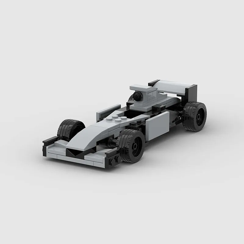 F1 Formula Super Sports Car Racing Model MOC Building Blocks