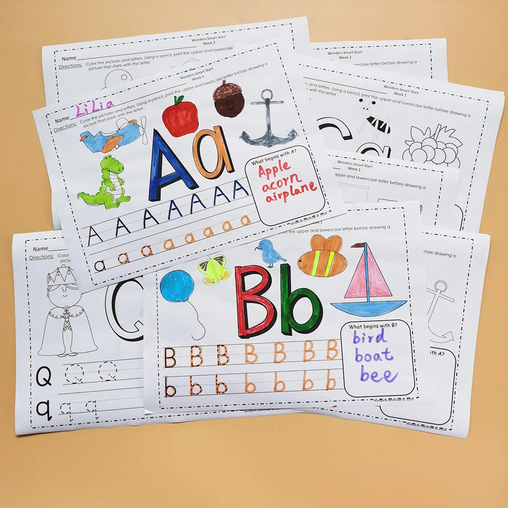 26 English Letter Upper And Lower Case Memory Tracing Fun Work Paper