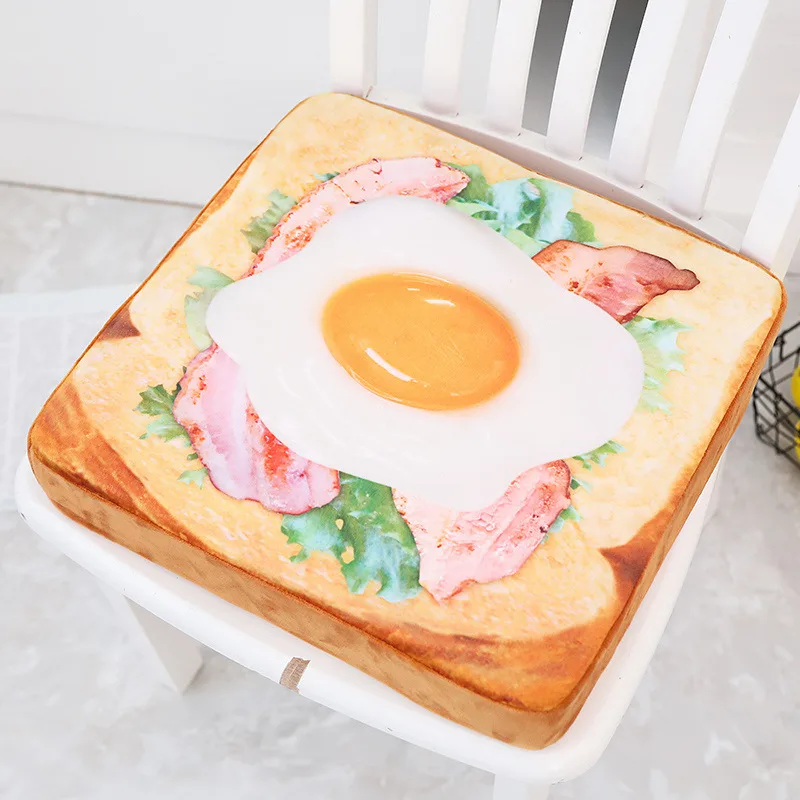 Creative Plush Toast Bread Slice Cushion