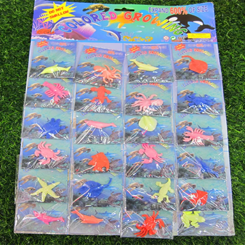 Expansion Bubble Water Toy Marine Animal Dinosaur Grow Up By Absorbing Water