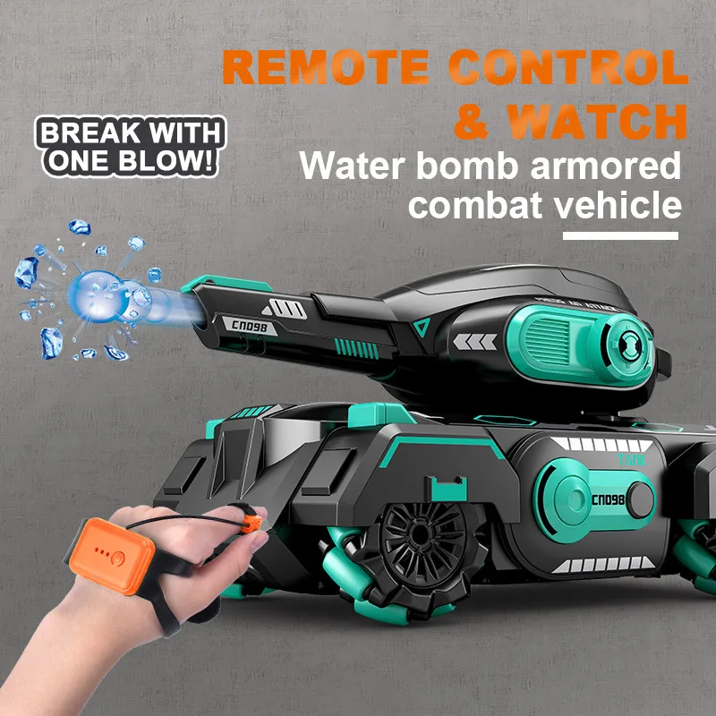 Remote Control Gesture Sensing Can Launch Water Bomb Tanks