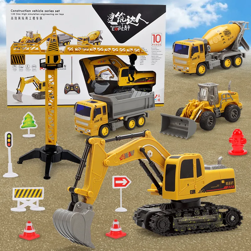 Excavator Charging Remote Control Bulldozer Electric Toys