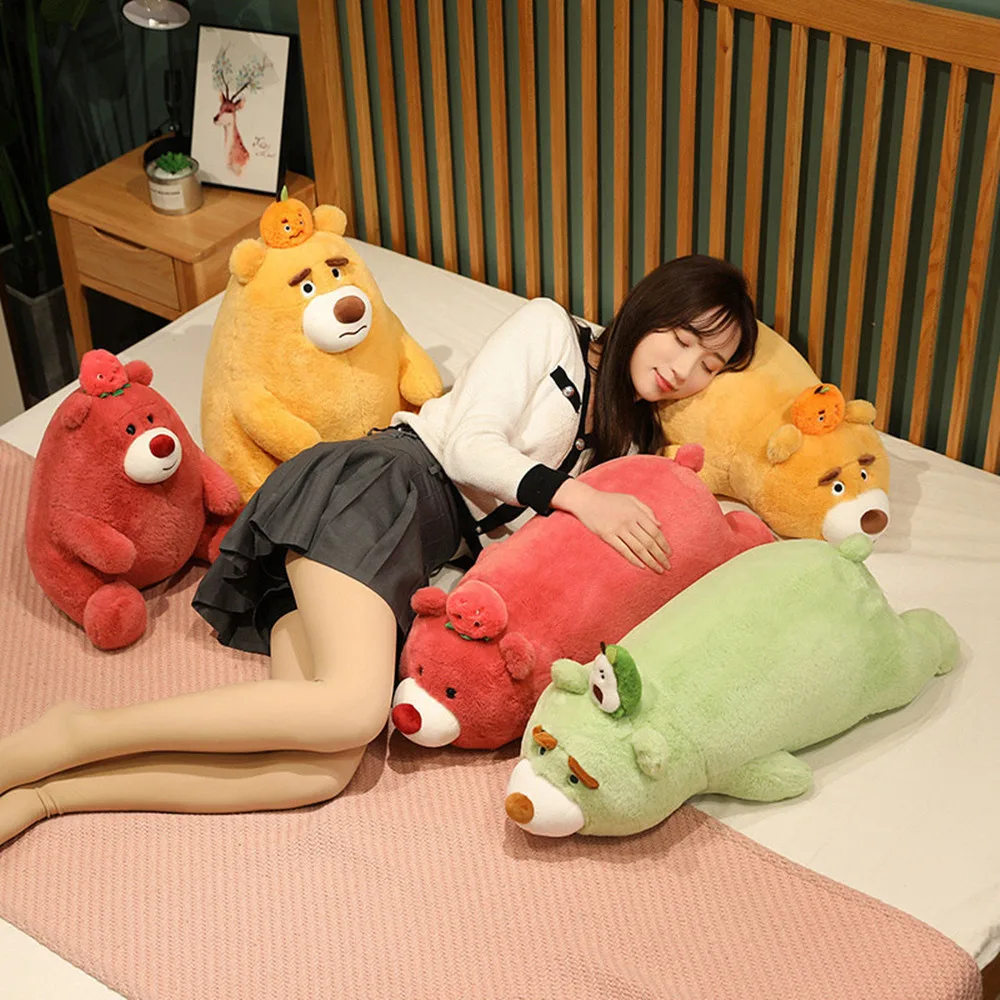 Cute Fruit Bear Doll Plush Toy Strawberry