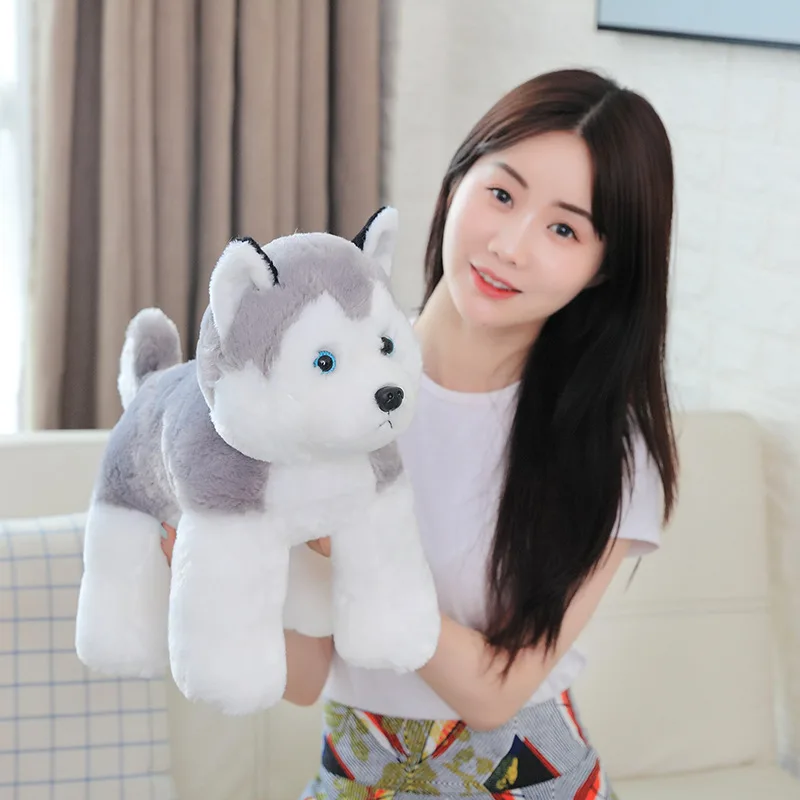 Husky Cute Dog Doll Plush Toy Simulation