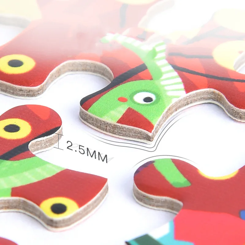 280P Pieces Of Small Dinosaur Puzzle Elephant Puzzle Children'S Educational Toys Over 5 Years Old