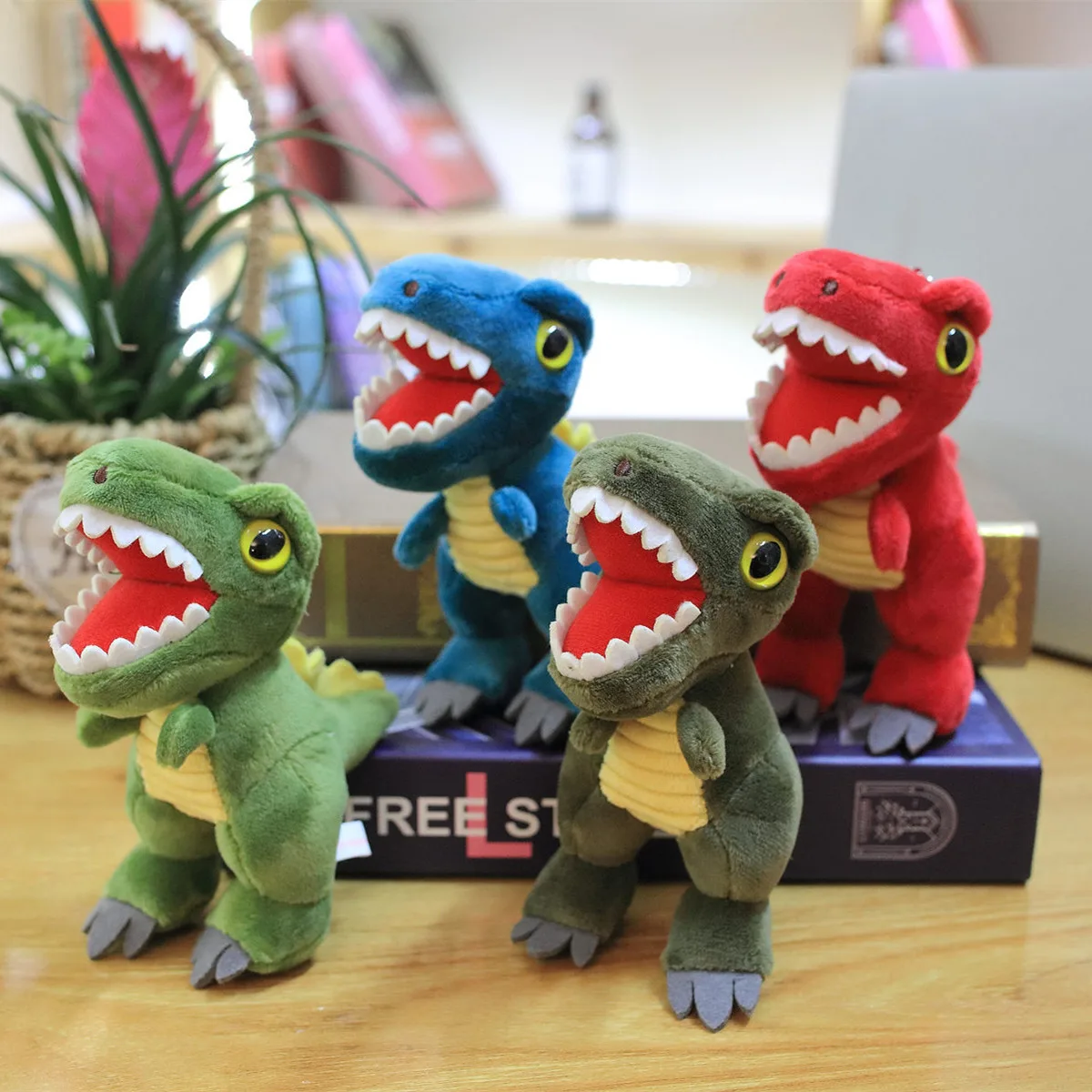 Mini Small Sized Dinosaur Pendant Simulation Toy