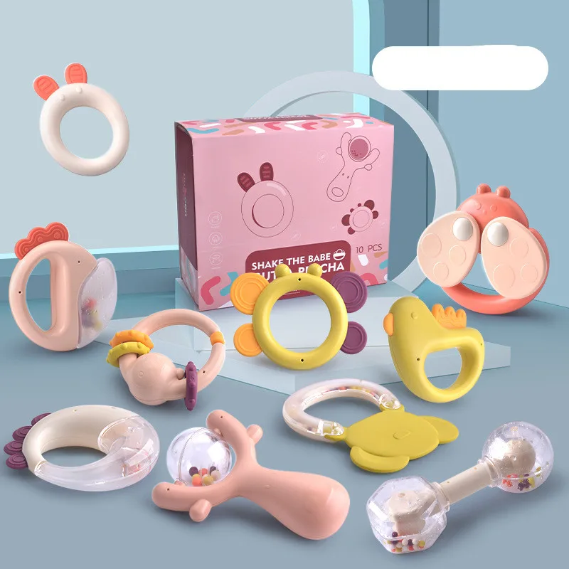 Baby Toy Rattle Can Be Boiled In High Temperature Water Molar Rod