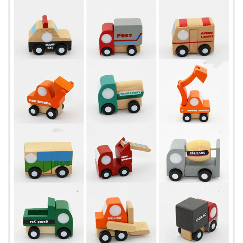 12-piece mini child car combination