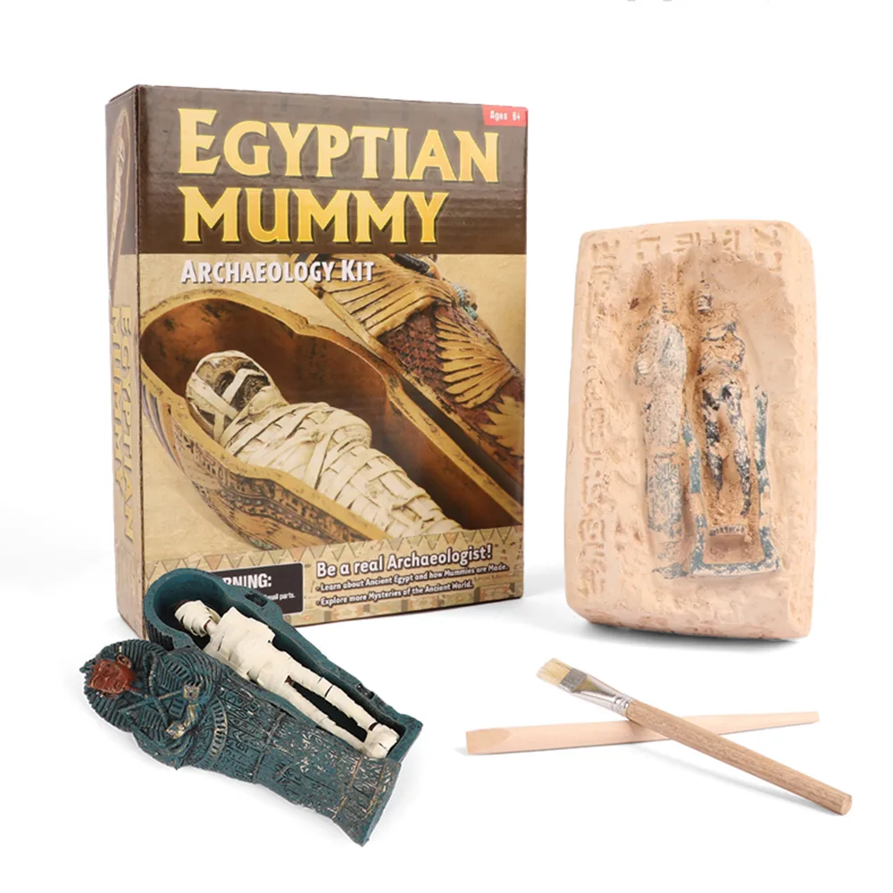 Ancient Egypt Archaeology Mummy Diy Hand Excavation Toys