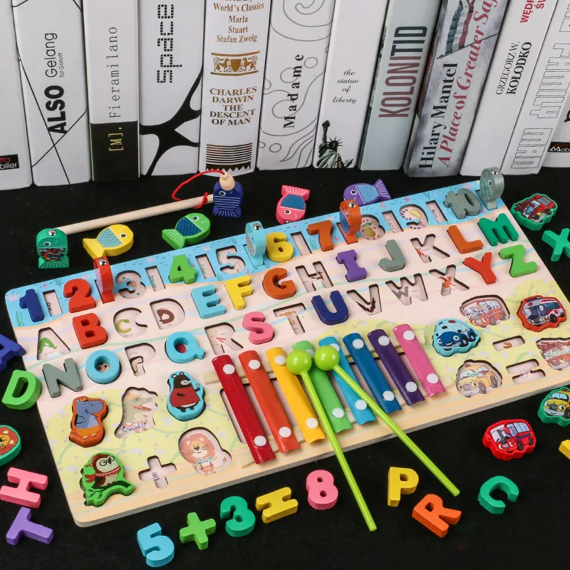 Children's Fruit Animal Cognitive Pairing Board