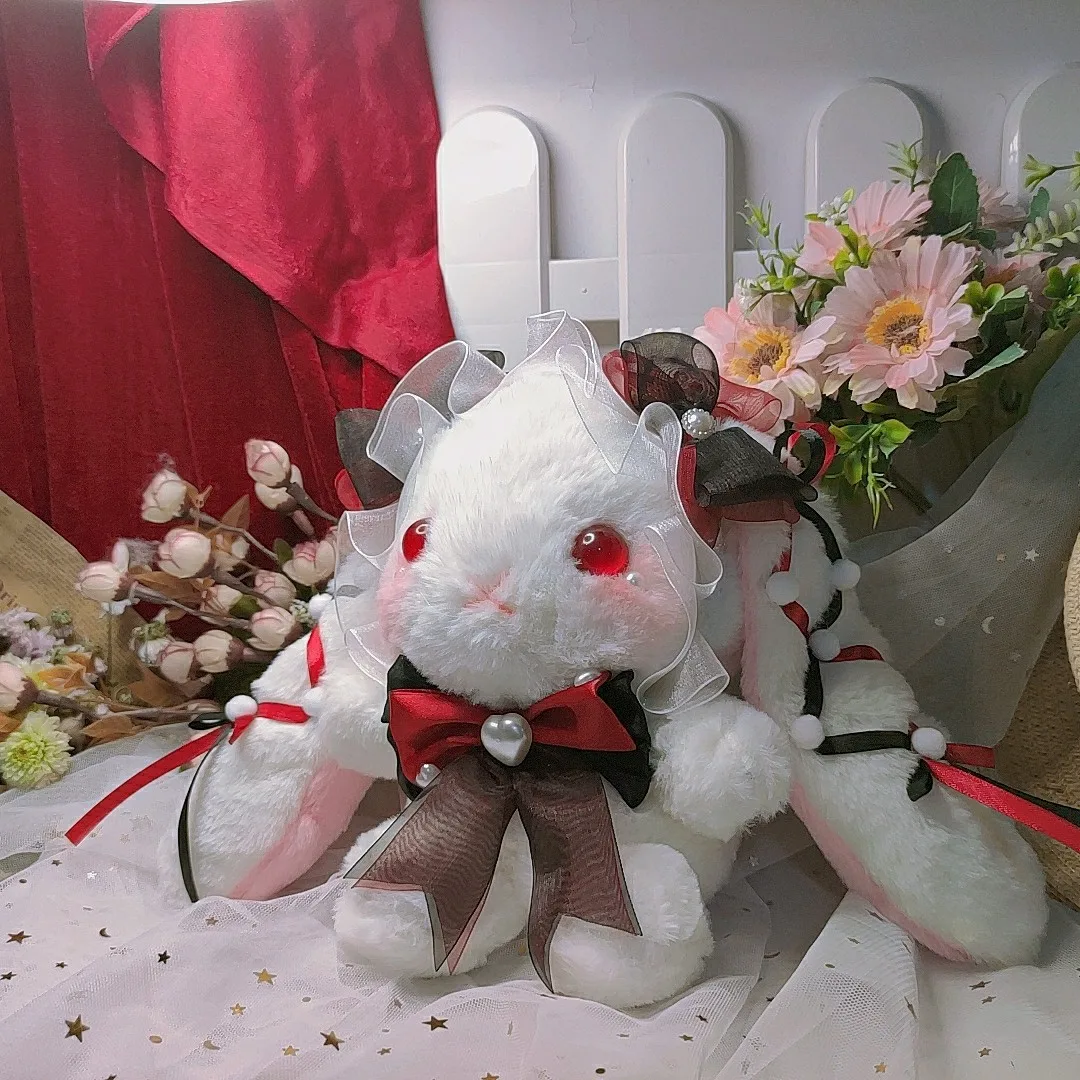 Original Handmade Lop Ear Rabbit Bear Messenger Bag Plush Cute