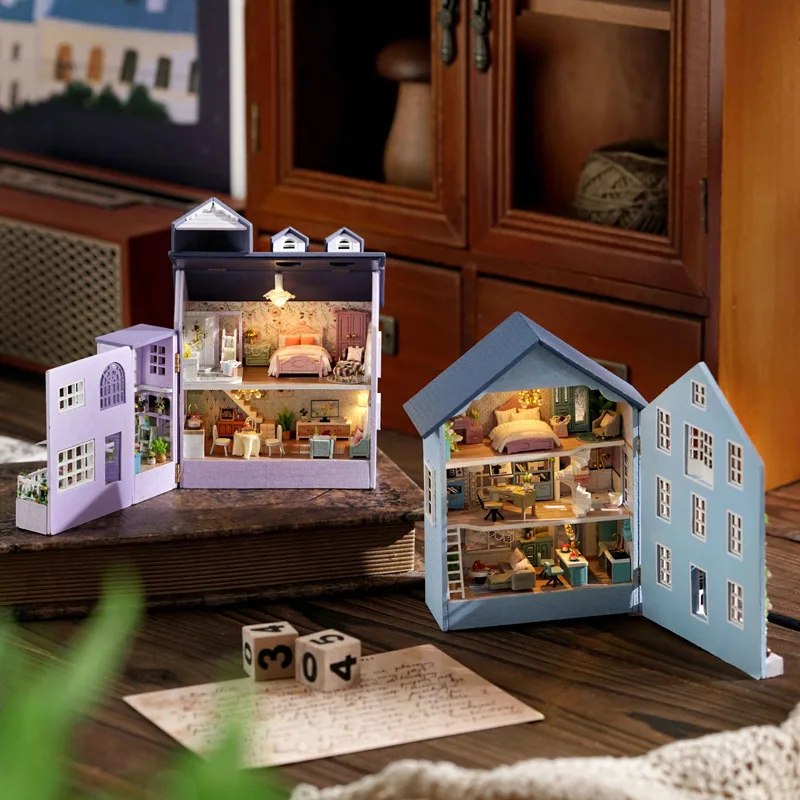DIY Moshou Manor Happy Manor Wooden Cottage Toys