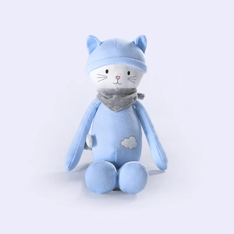 Pink Bunny Plush Toy Baby Pacify Doll Cotton Undershirt