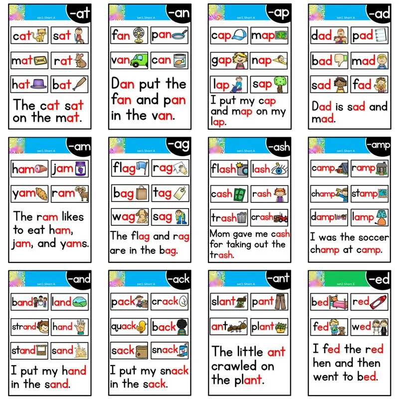 Q Teacher Reading Version Of Natural Spelling Word Cards