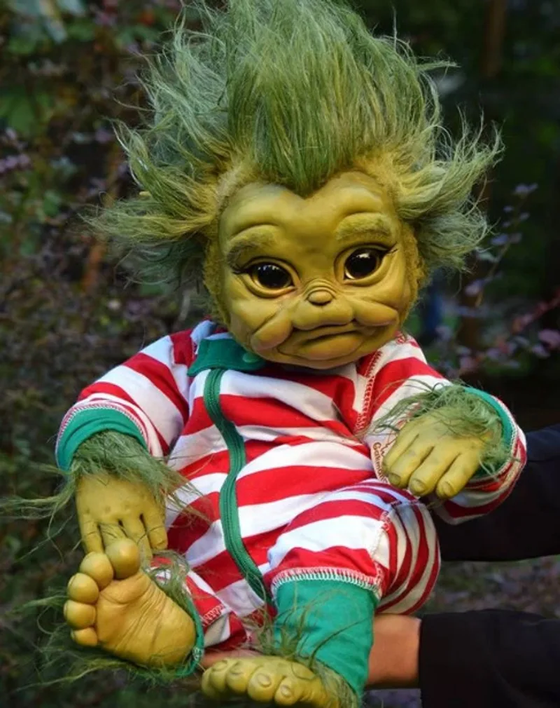 Christmas Green Geek Plush Toy