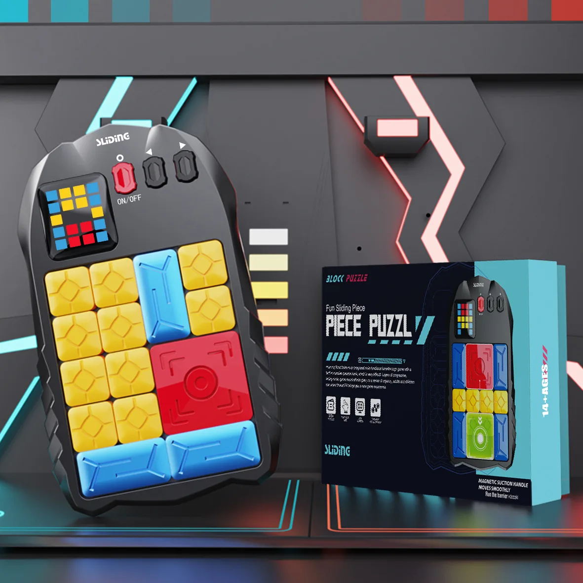 Sliding Puzzle Children's Intelligent Electronic Game Educational Toys