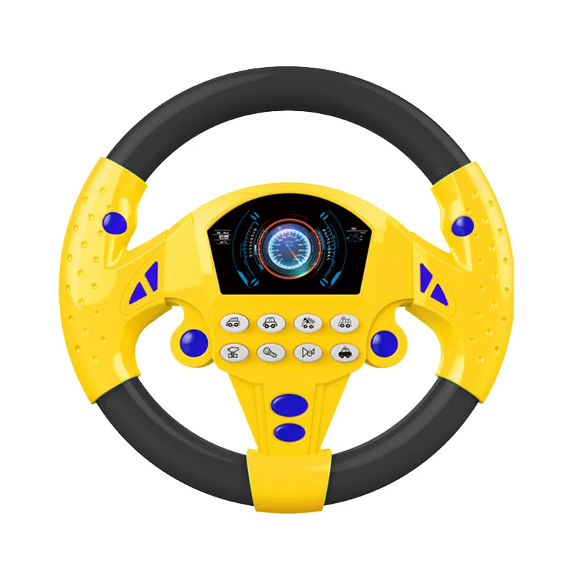 Children's Toy Simulation Car Co-Pilot Steering Wheel Simulator
