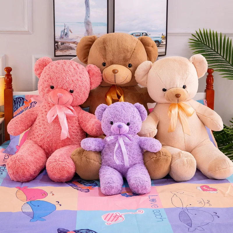 New Cute Bow Tie Doll Plush Toy