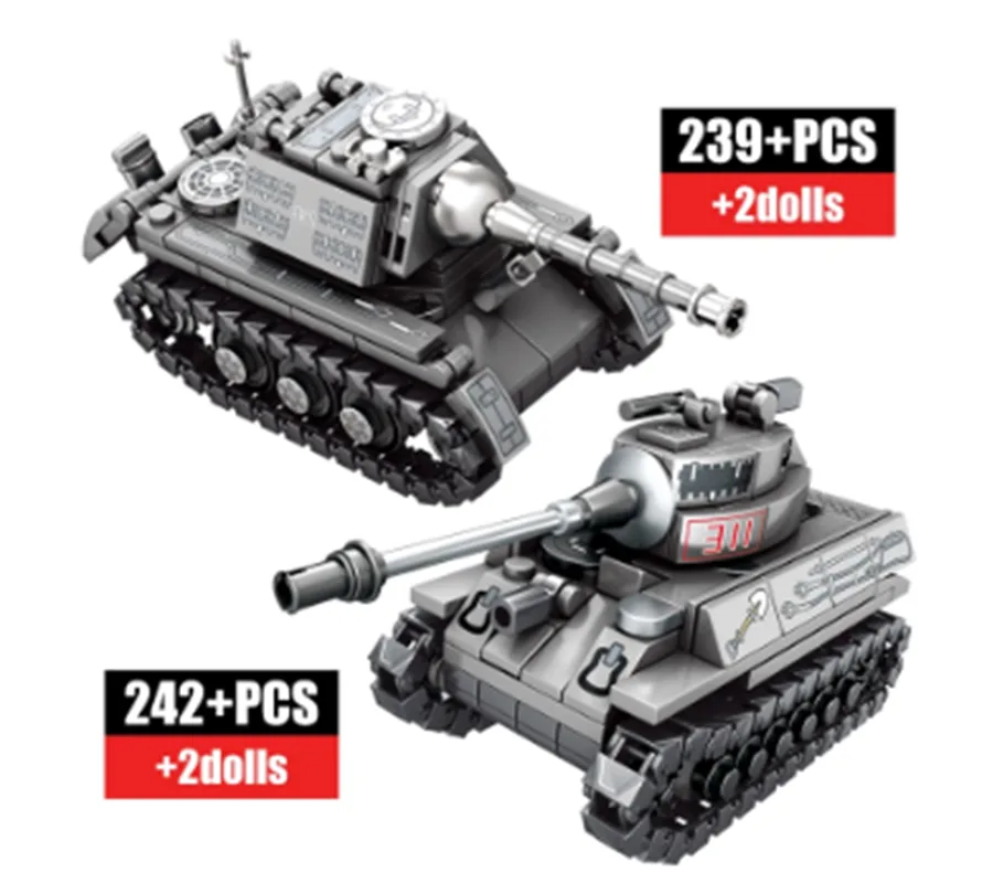 Tank Model Boy Puzzle Plug Assembly Toy Gift