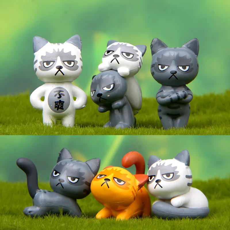 Cute Cat Micro Landscape Gardening Landscape Doll Decoration