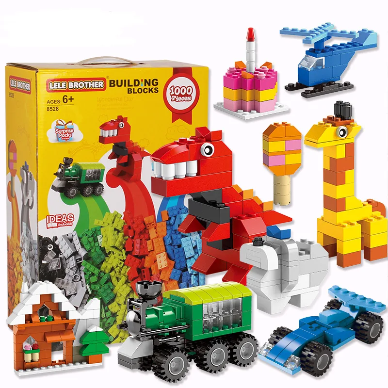 1000 compatible small particles assembled