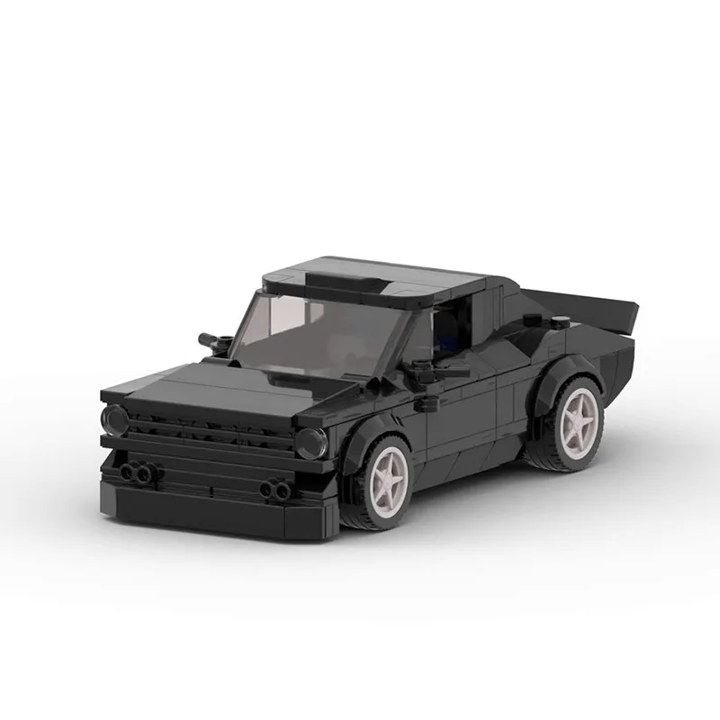 Assembled Plastic Car Model Display