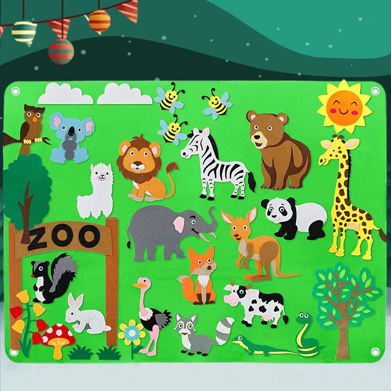 Children's Early Education 3DIY 3D Felt Game Pack