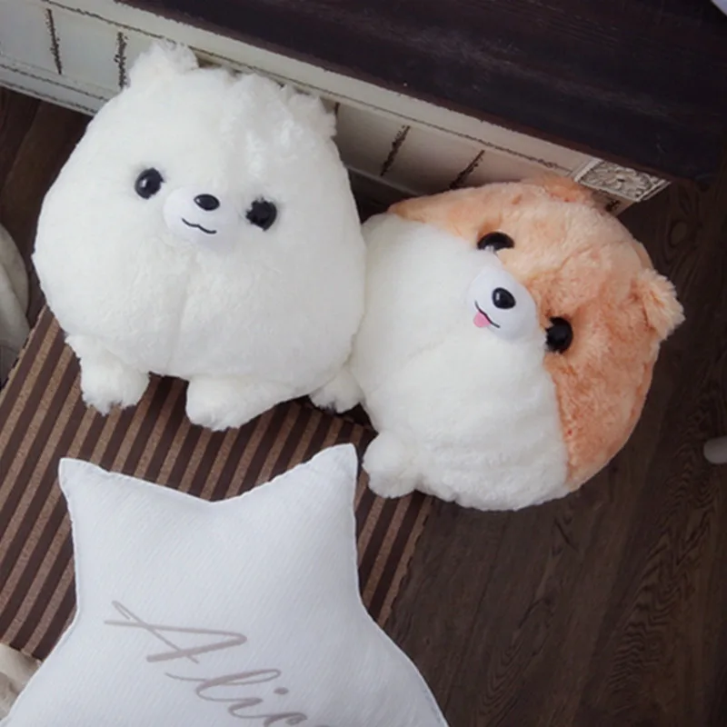 Cute Short Leg Corgi Pomeranian Plush Toy