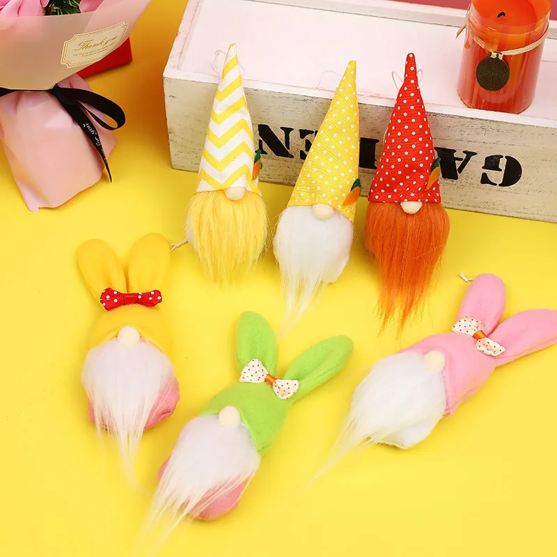 Easter Decorations Elf Rabbit Doll Small Charm Home Ornament