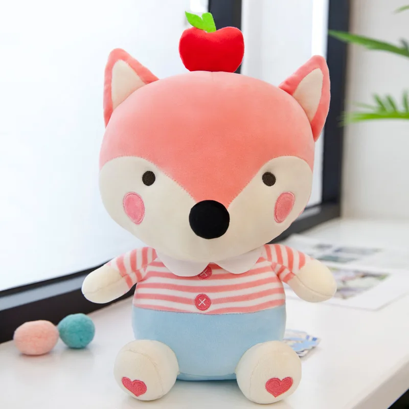 Cartoon fox doll plush toy