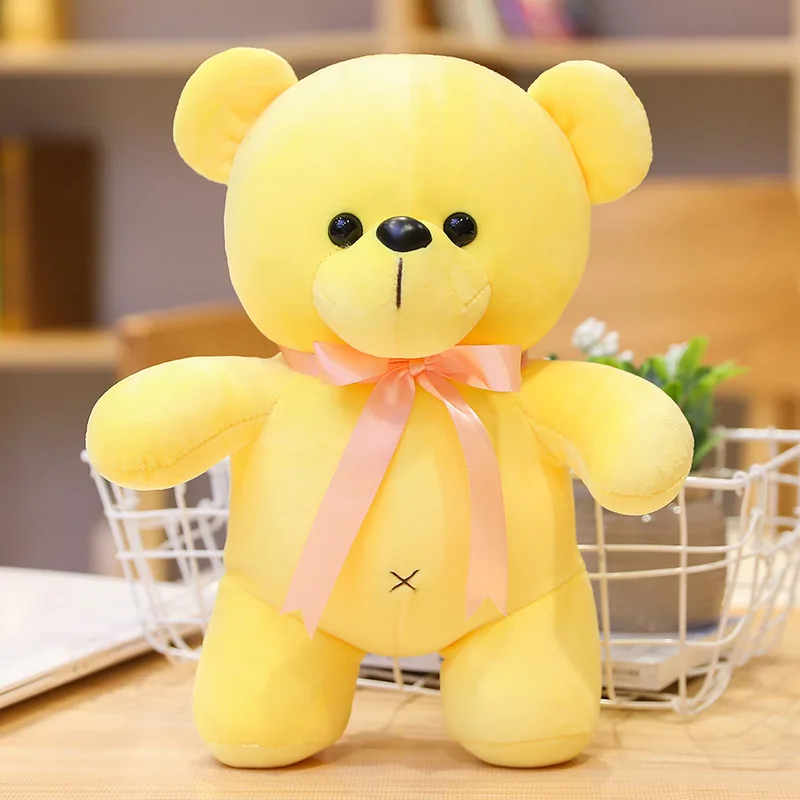 Small Color Down Cotton Plush Toy Teddy Bear