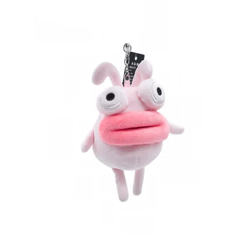 Sausage Pendant Doll Ugly Cute Bunny Blue Plush Doll