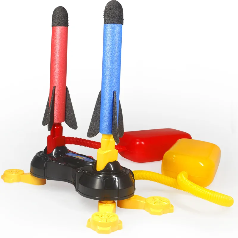 Outdoor pedal rocket launcher
