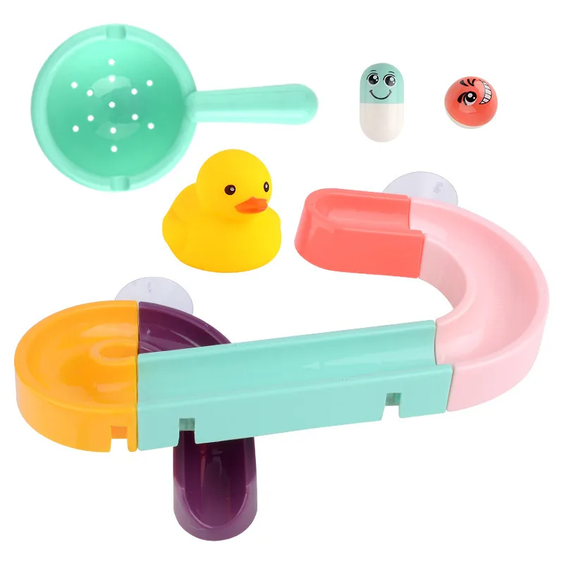 Bathroom Assembling Rail Slide Sliding Bath Toy