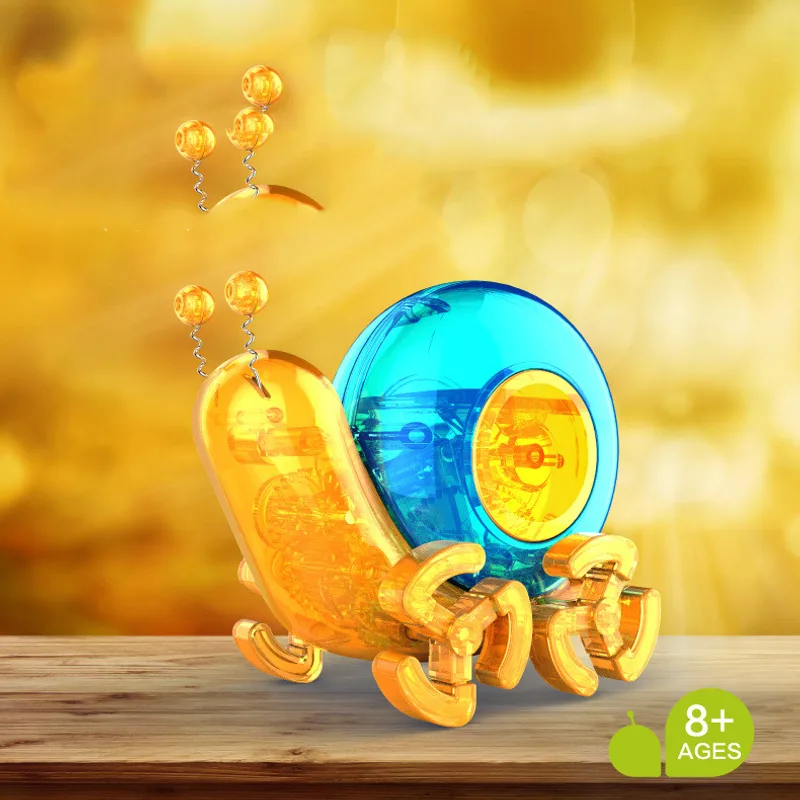 Solar small snail science and education toy
