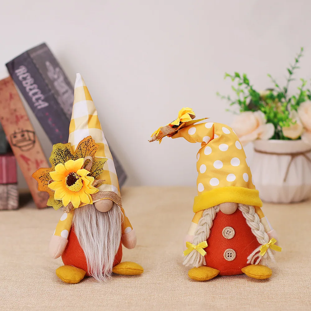 Ornaments Harvest Festival Lovers Faceless Doll Ornaments
