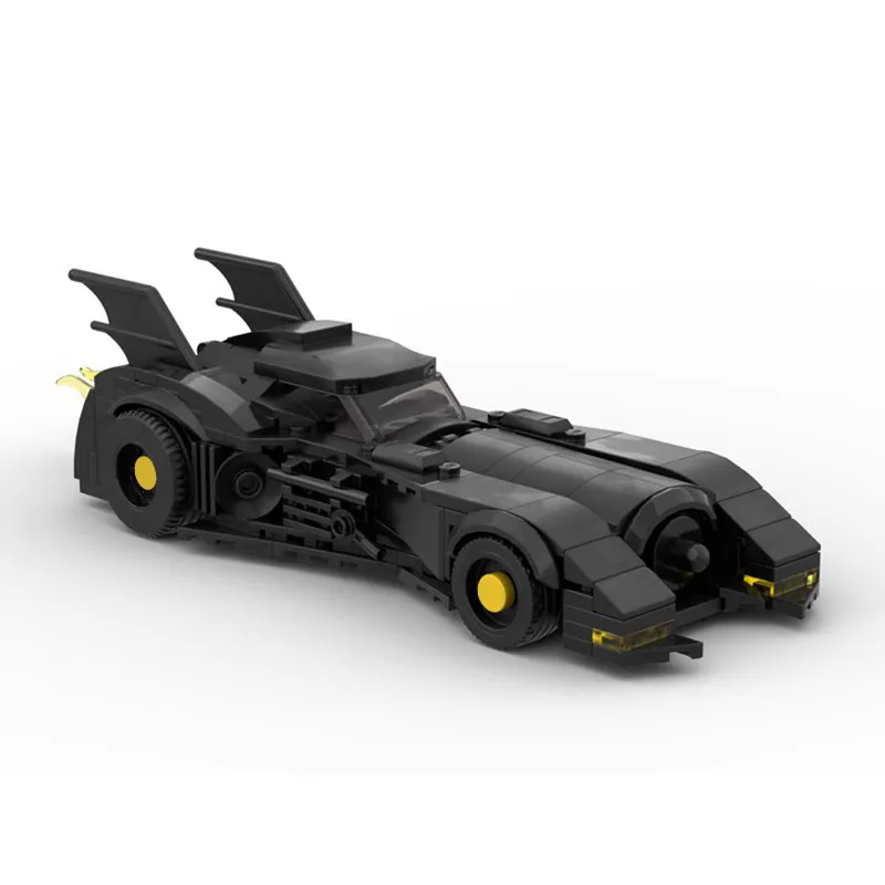 1989 Bat Chariot Movie Boy Assembled 8 Grid Car Domestic Building Blocks
