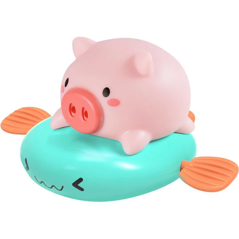 Toys Play Baby Children's And Summer Bath-Toy Bubbles Small-Float Clockwork Swimming