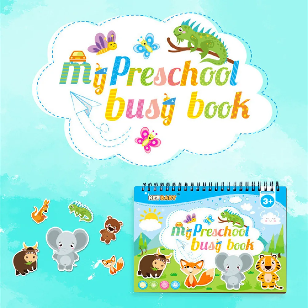 Children's Sticker Book Puzzle Enlightenment Teaching