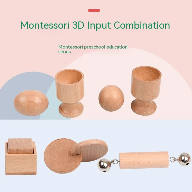Montessori Teaching Aids Infant Wooden Interactive Educational Toys