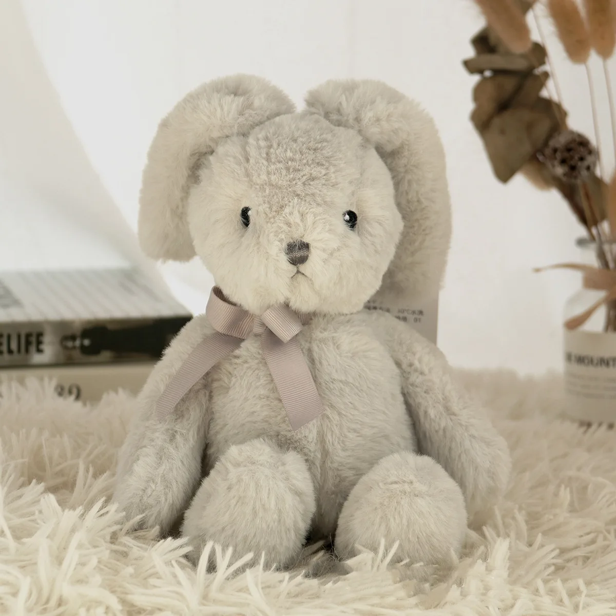 Couple Bow Tie Rabbit Plush Toy